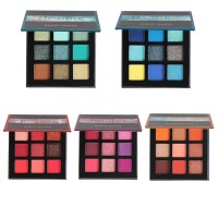 Beauty Glazed Makeup Eyeshadow Palette Makeup Brushes 9 Color Make Up Shimmer Pigmented Eye Shadow Maquillage