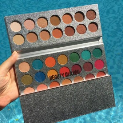 Beauty Glazed 63 Colors Long Lasting Pigment Eyeshadow Easy Make Up Matte Eye Shadow Palette